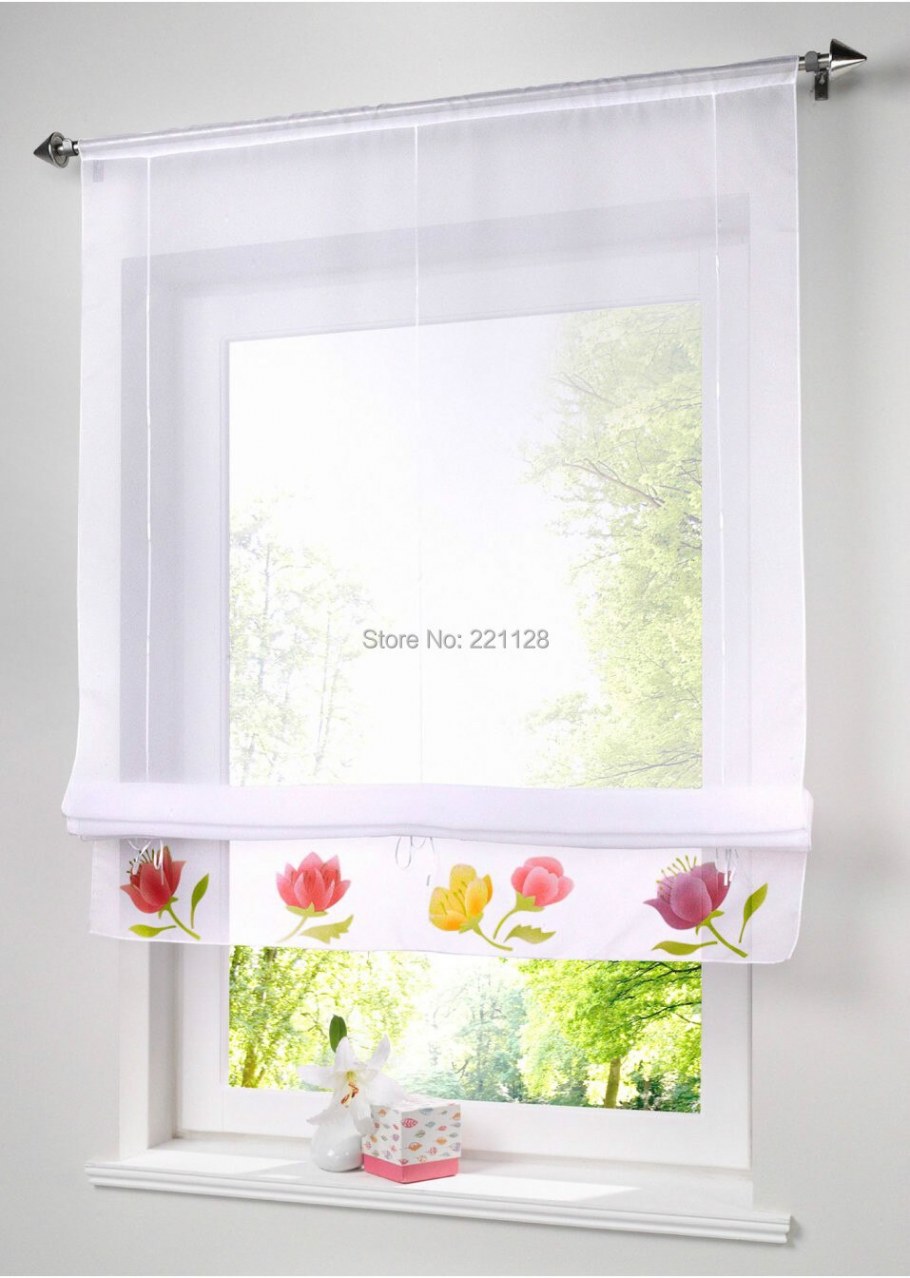 Короткие занавески на окна