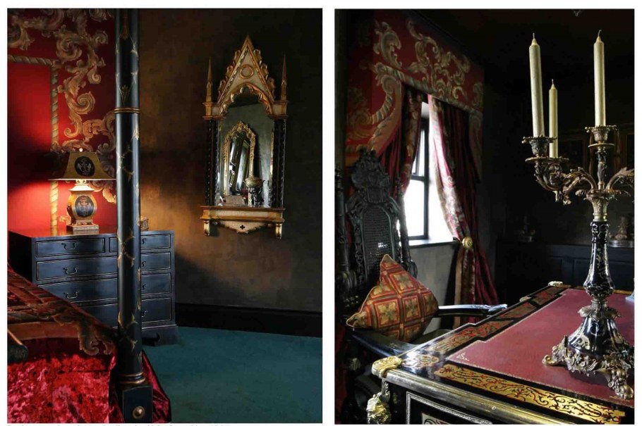 Готический стиль интерьера гобелен