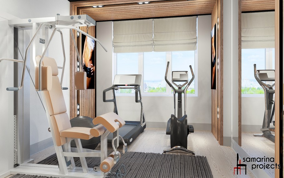 Боксерская груша в интерьере квартиры