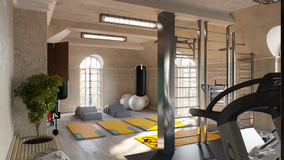 Спортзал интерьер