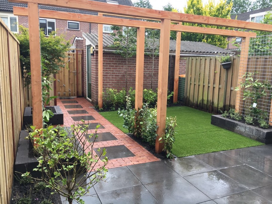 Деревянный забор для огорода