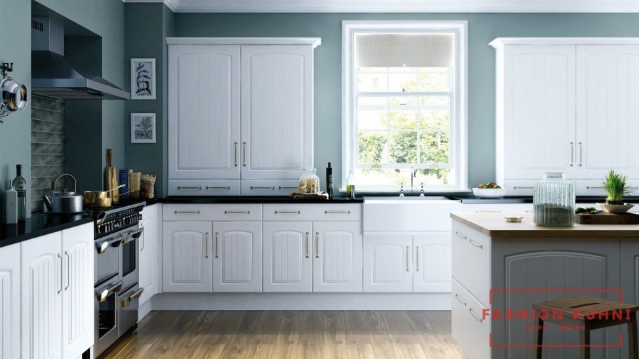 Черно-белые кухни в интерьере