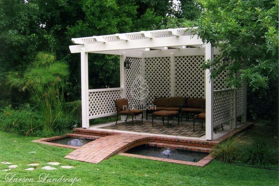Беседка с зоной отдыха