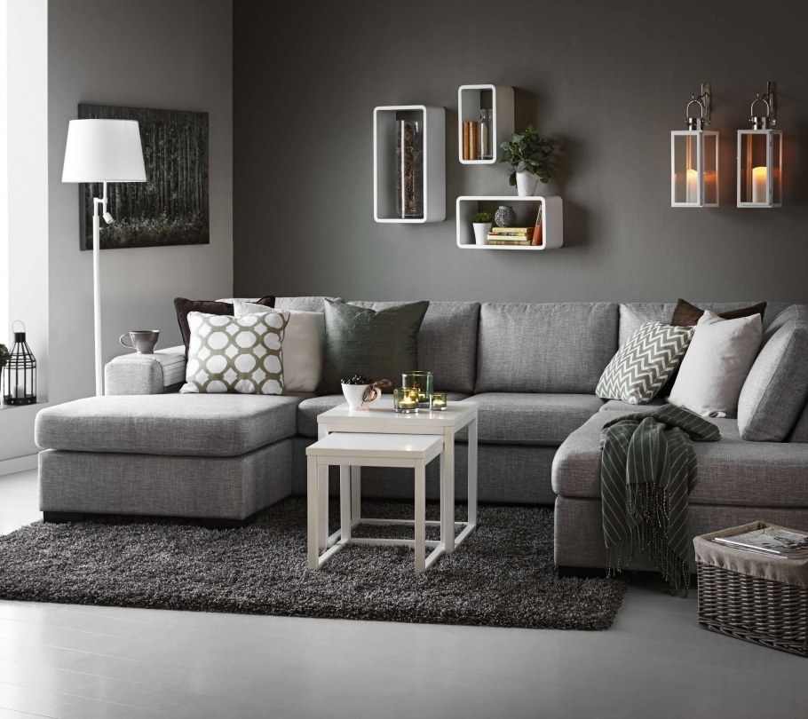 Серый интерьер