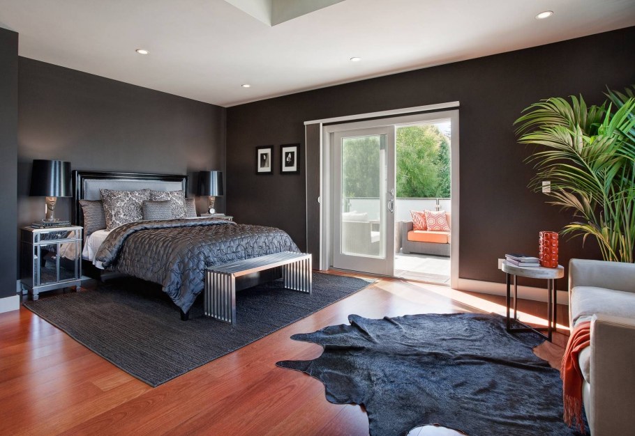 Серый и зеленый в интерьере