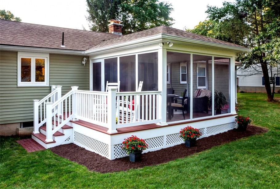 Остекленная терраса зимний сад