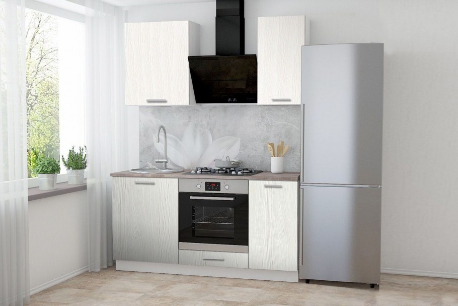 Кухня в светлых тонах