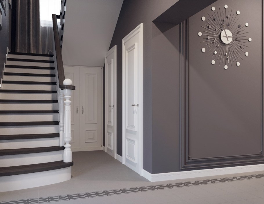 Лестница в стиле Неоклассика