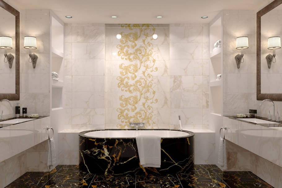 Керамогранит Golden Tile Saint Laurent 60.7x60.7 см 1.105 м цвет чёрный
