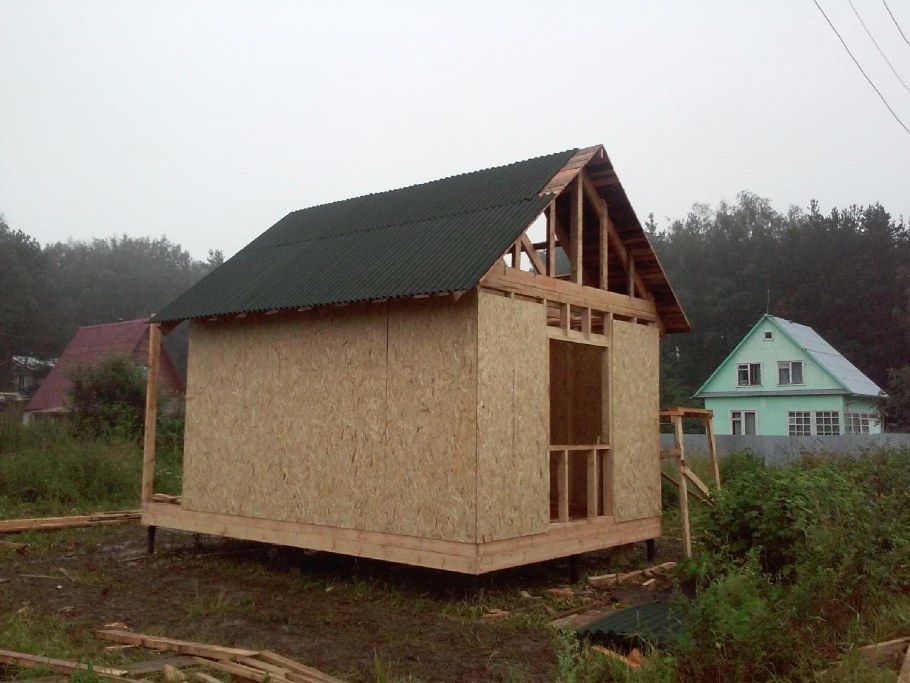 Щитовой дом 24 м2