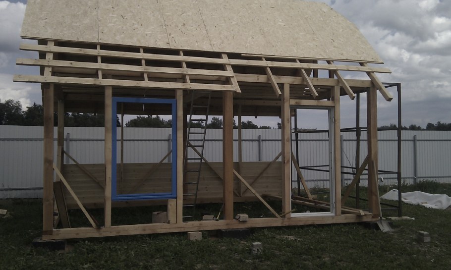 Летний каркасный дом