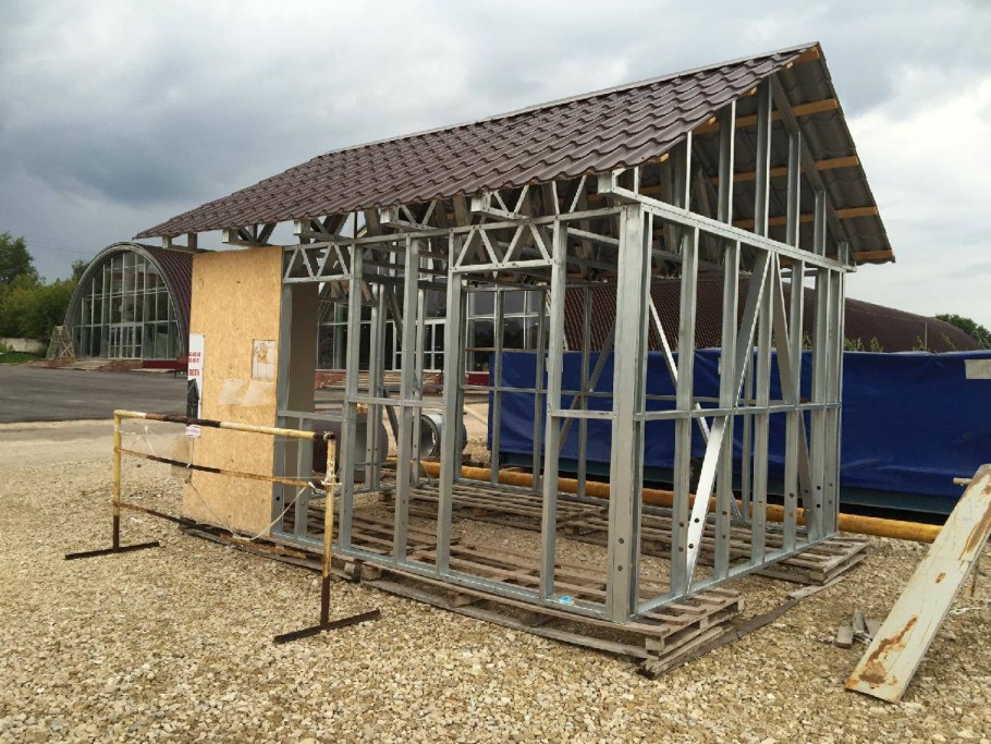 Дом из металлокаркаса