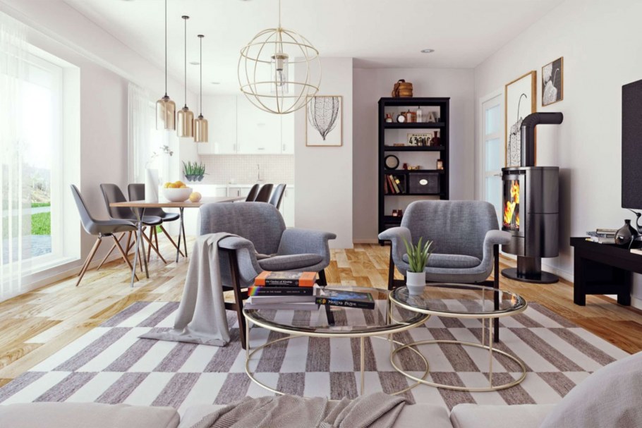 Сканди стиль в интерьере