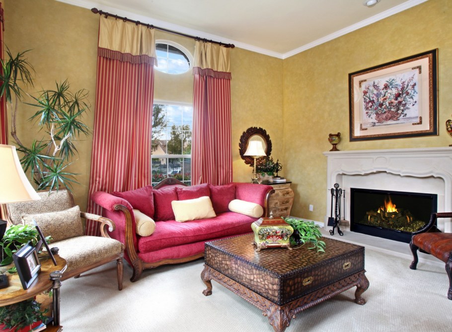 Серый с золотом в интерьере