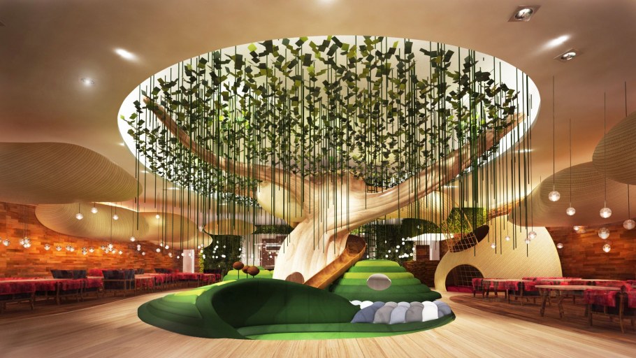 Ресторан в стиле Бионика