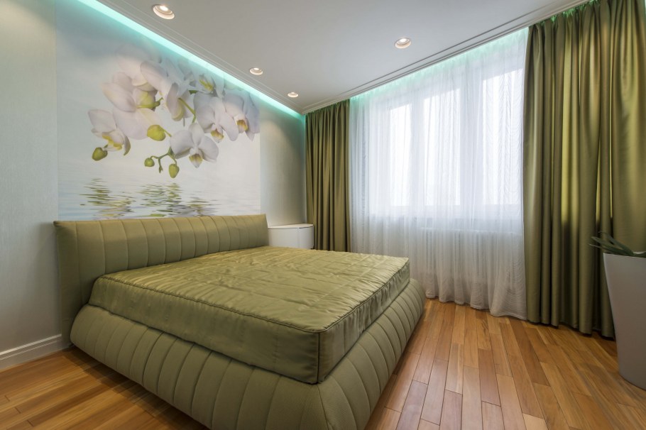 Красивый и недорогой интерьер спальни