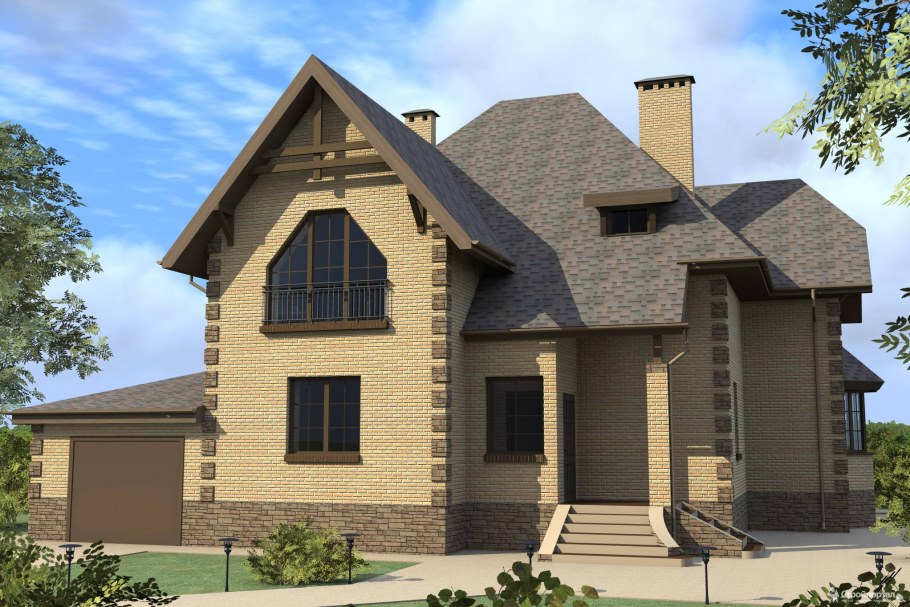 Проекты домов из кирпича