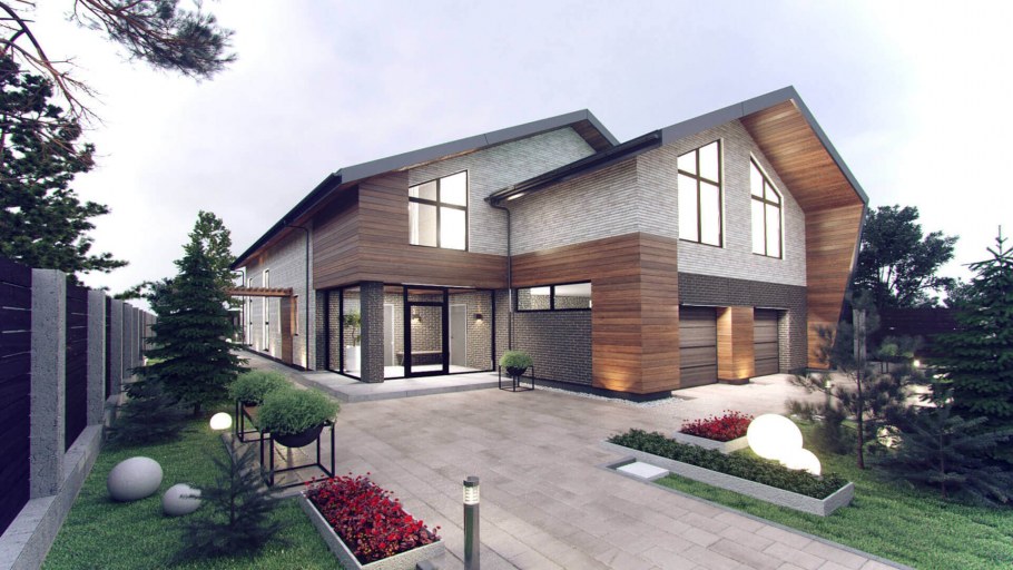 Красивые коттеджи