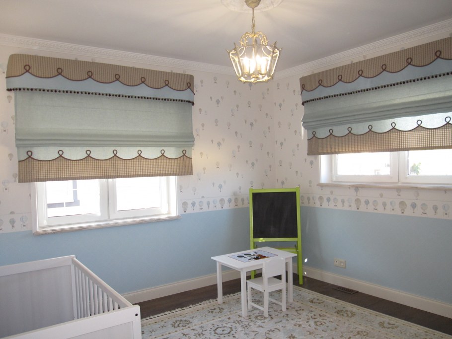 Римские шторы на балкон