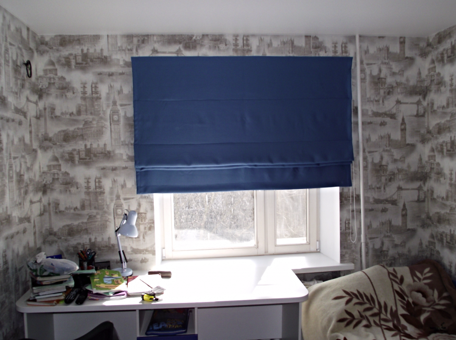 Римские шторы в интерьере