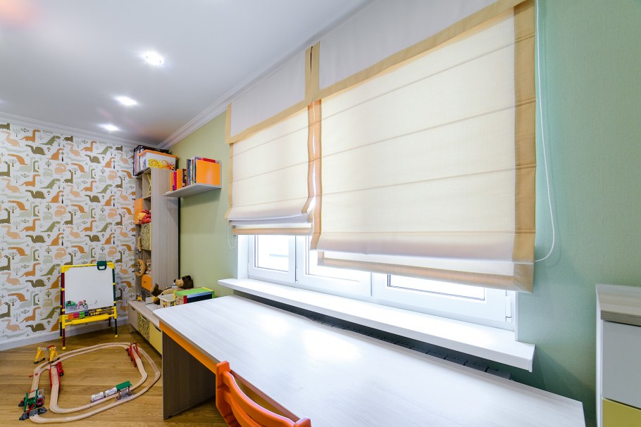 Римские шторы в интерьере