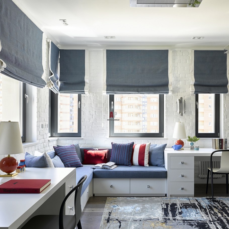 Римские шторы в офис