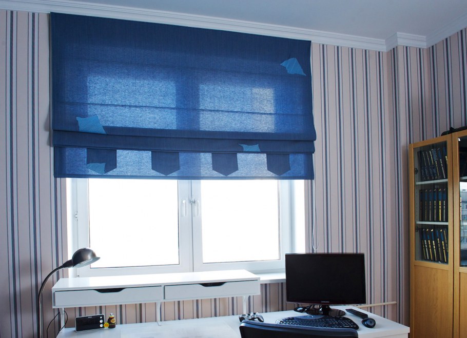 Римская штора икеа в интерьере