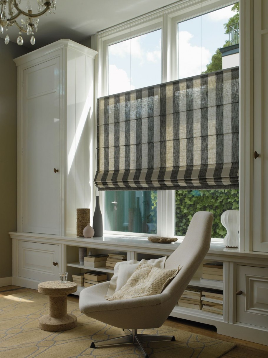 Римские шторы в интерьере