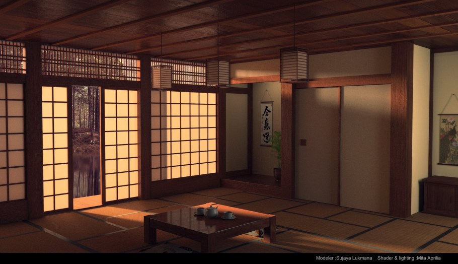 Тясицу интерьер