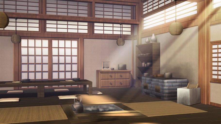 Интерьер в китайском стиле иллюстрации