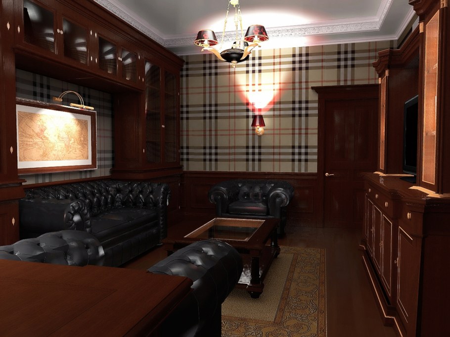 Кабинет гангстерский стиль