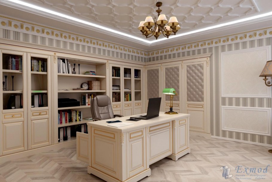 Кабинет в классическом стиле