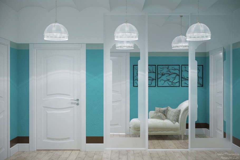 Двойные двери в Америке на домах