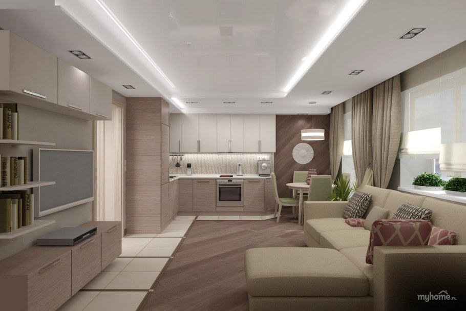 Интерьер двухкомнатной квартиры