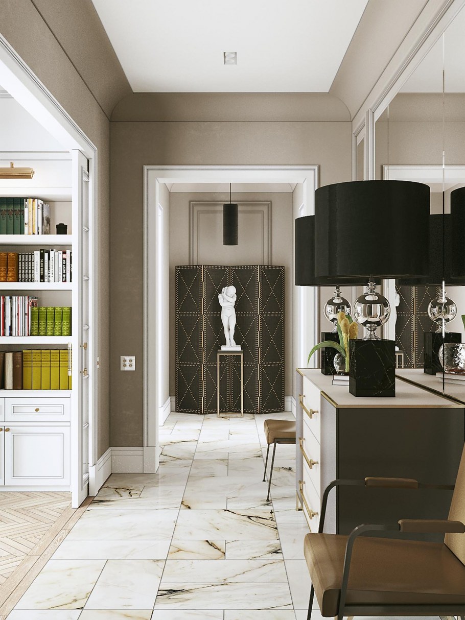 Гостиная современная классика