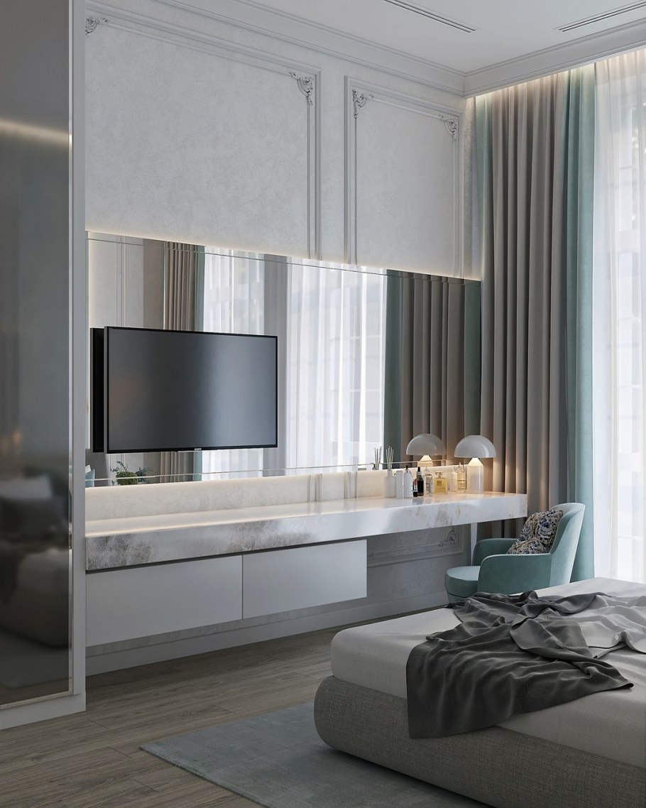 Гостиная Неоклассика Минимализм