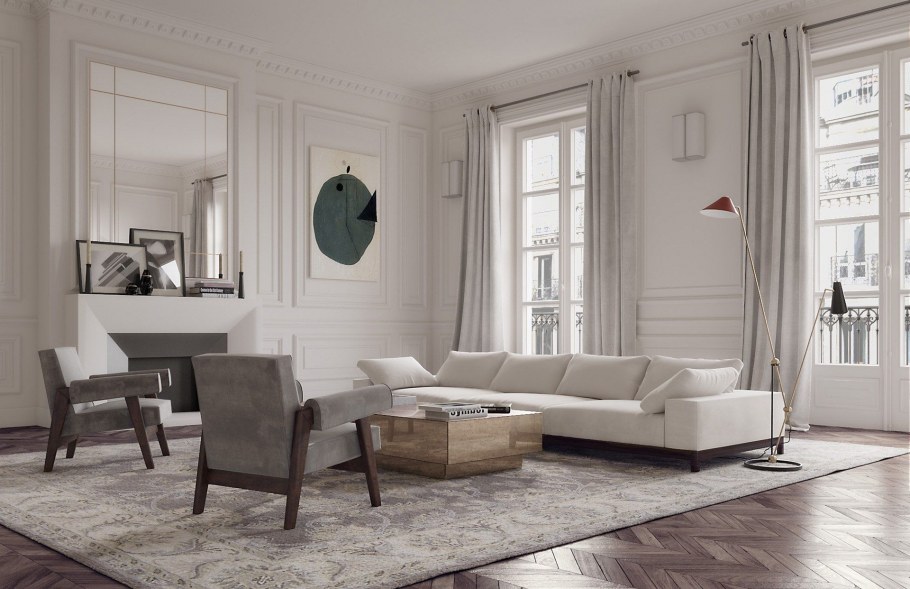 Молдинги в современном интерьере