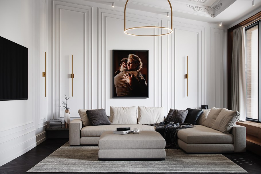 Нескучная классика интерьер