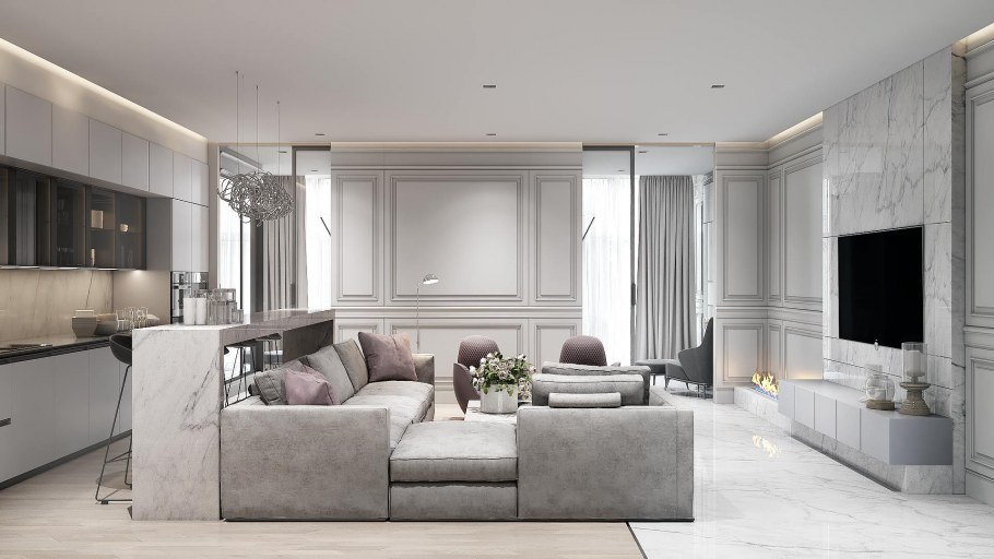 Неоклассика в интерьере