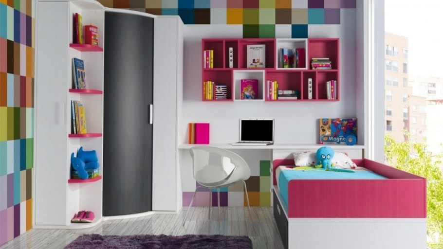 Салатовая комната для девочки