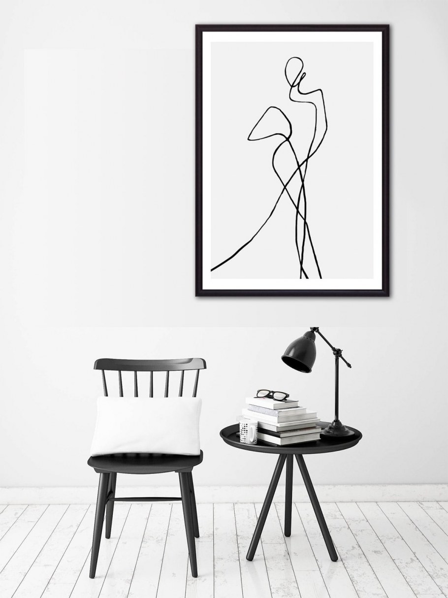 Постеры на стену черно-белые