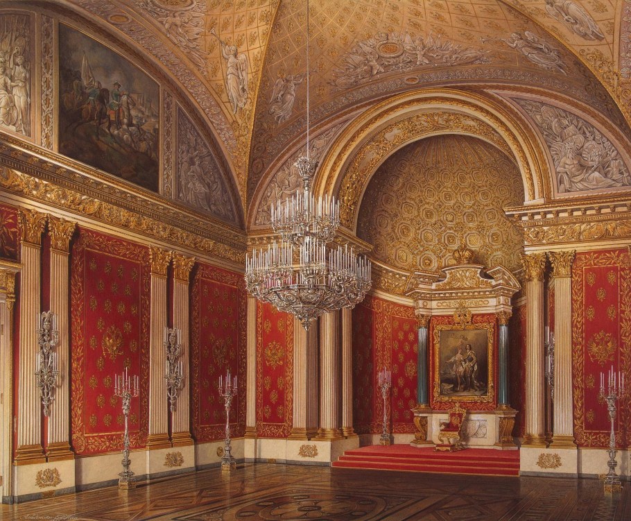 Петровский (малый Тронный) зал зимнего дворца