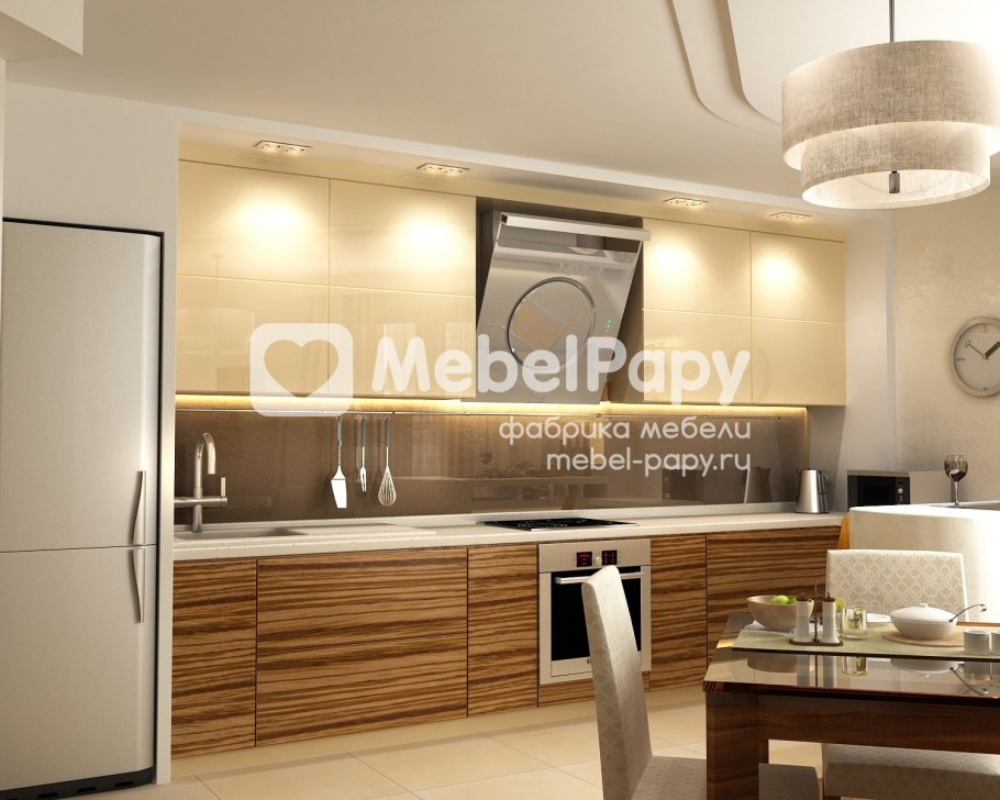 Угловая кухня Минимализм