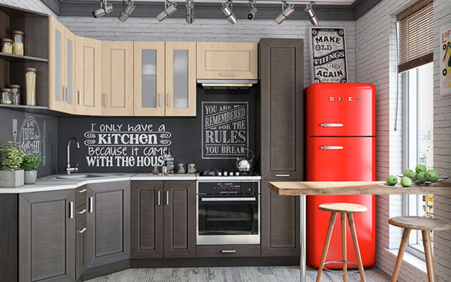 Кухня лофт-04 Wenge Veralinga