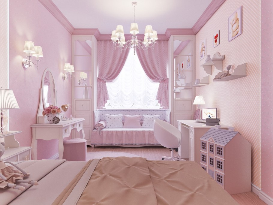 Детские комнаты во французском стиле
