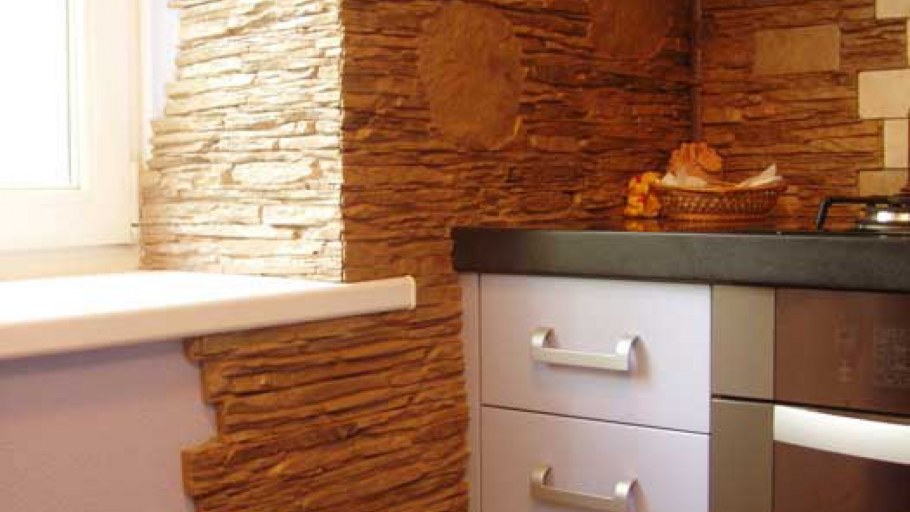 Декоративный камень в интерьере