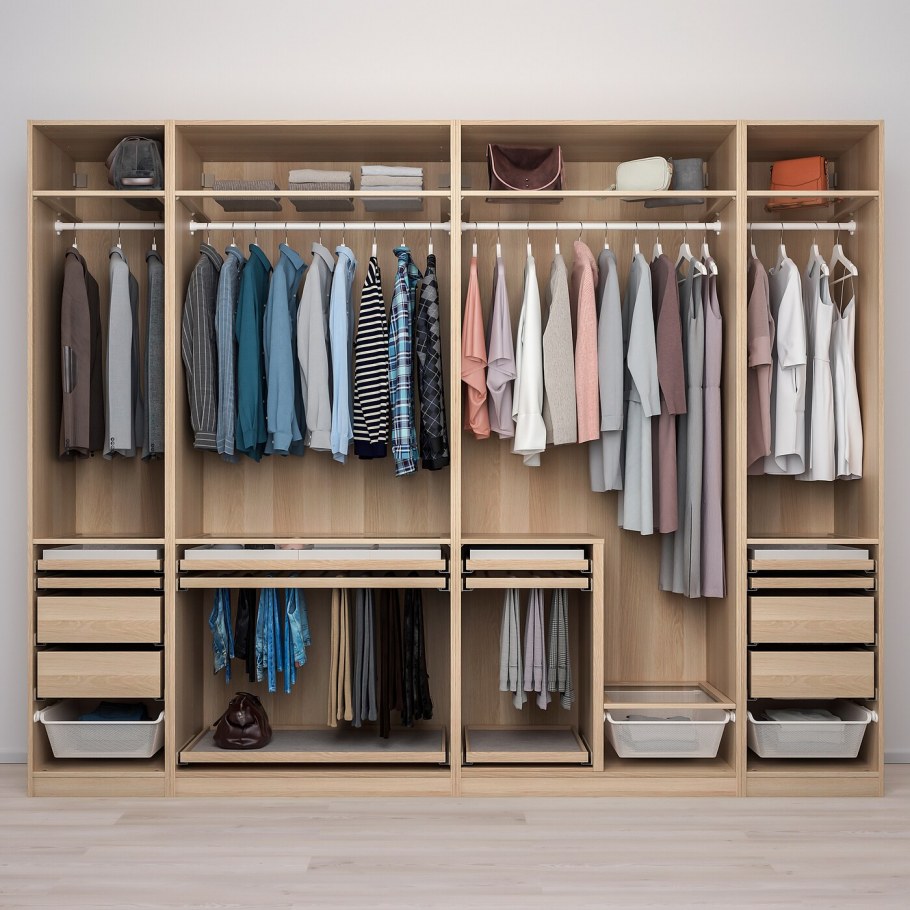 Икеа ПАКС Гримо серый