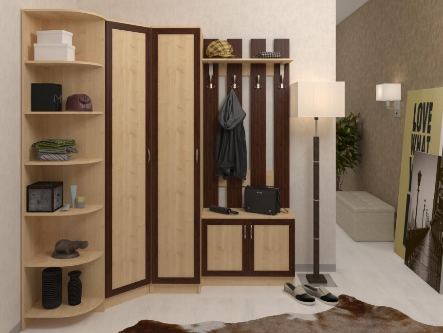 Прихожая Ната-Лина венге/дуб