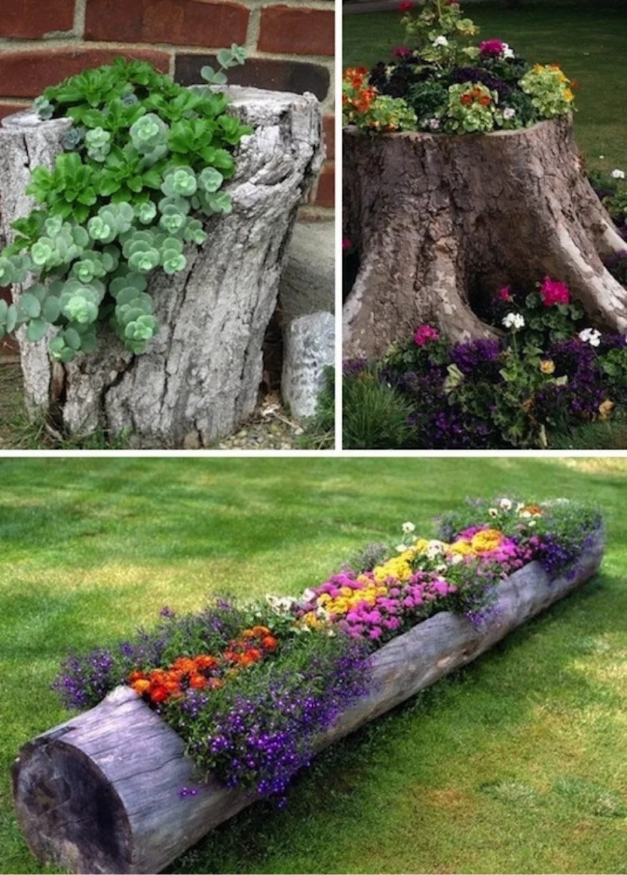 Необычный декор для сада