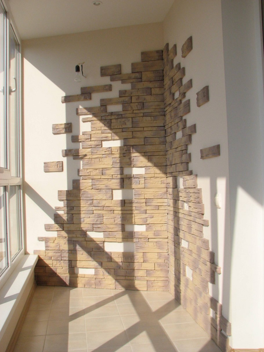 Декоративный камень в интерьере